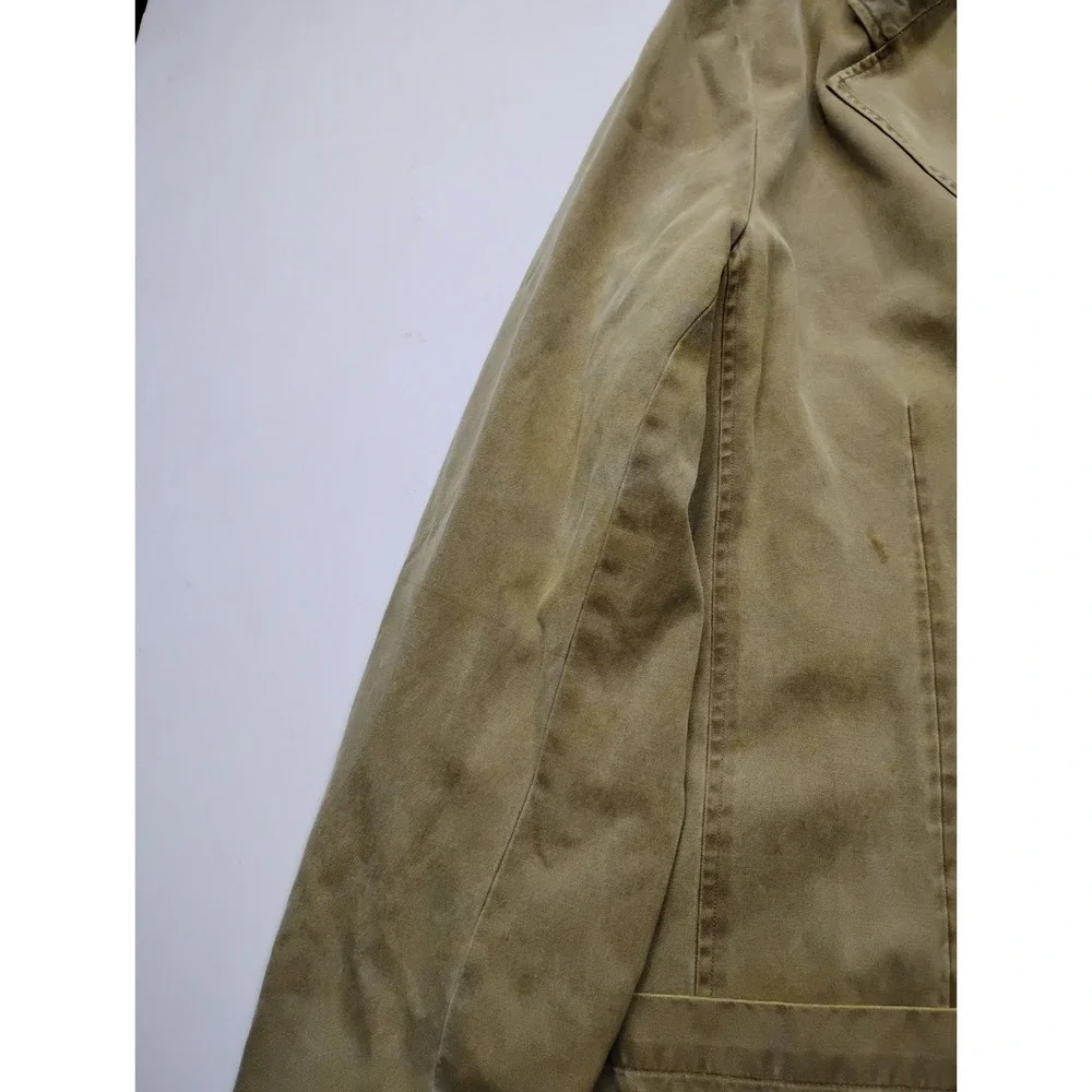 The Territory Ahead Jacket Men XLL Tall Tan Silk Cotton‎ Sport Jacket Blazer Vtg